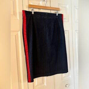 Eloquii denim pencil skirt